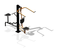 Уличный тренажер "Верхняя тяга Вело" УТ340 в Калининграде