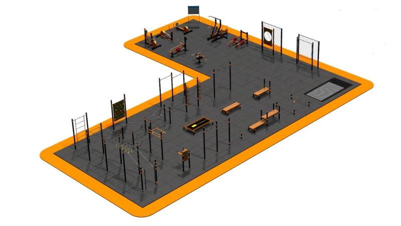 Дизайн проект спортплощадки Угловая в Калининграде