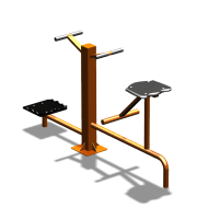 Уличный тренажер "Твистер стоя Твистер сидя" УТ323 в Калининграде