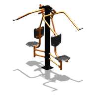 Уличный тренажер  "Верхняя тяга двойная"  УТ207 в Калининграде