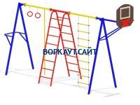 Гимнастический комплекс с баскетбольным щитом МАФ 3001 в Калининграде