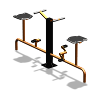 Уличный тренажер  "Вело двойной"   УТ211 в Калининграде