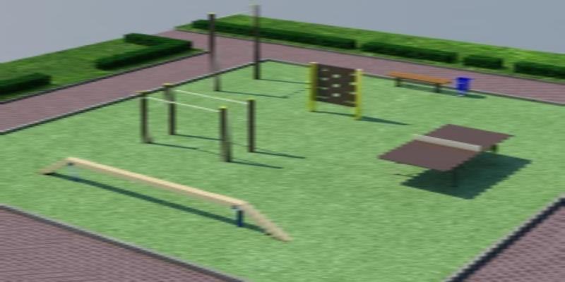 Проект спортплощадки мини спорт  в Калининграде