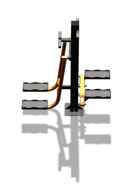 Уличный тренажер "Шпагат Степпер" УТ310 в Калининграде
