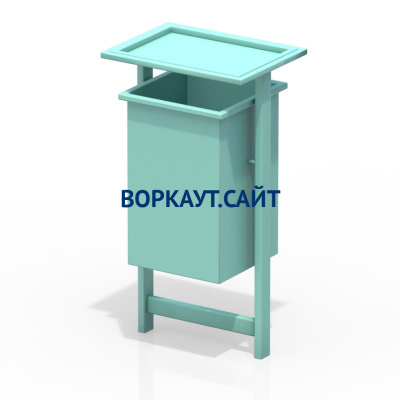 Урна с крышкой МАФ 1631 в Калининграде