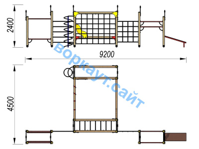 Детский спортивный комплекс ДСК 3102 в Калининграде