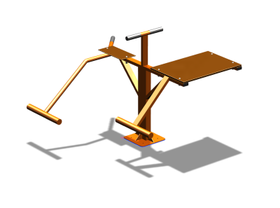 Уличный тренажер "Пресс Гиперэкстензия" УТ327 в Калининграде
