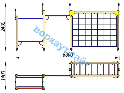 Детский спортивный комплекс Атлет ДСК 3106 в Калининграде