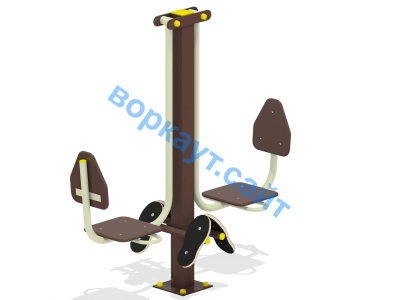 Уличный тренажер "Жим ногами горизонтальный " УТ 003 в Калининграде