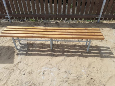 Двухметровая лавочка без спинки 2 м МАФ 1602 в Калининграде