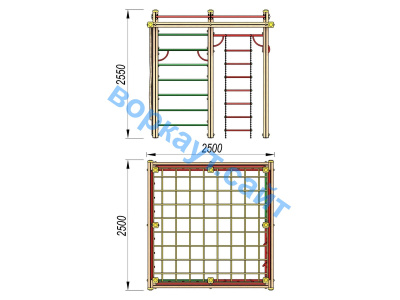Детский спортивный комплекс ДСК 3110 в Калининграде