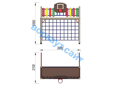 Детский спортивный комплекс ДСК 3101 в Калининграде