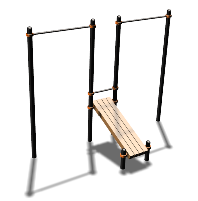 Воркаут турники со скамьей для пресса ВС-27 в Калининграде