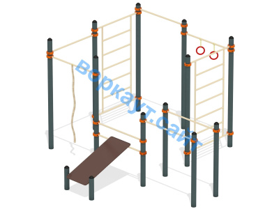Спортивный комплекс воркаут ВС-47 в Калининграде