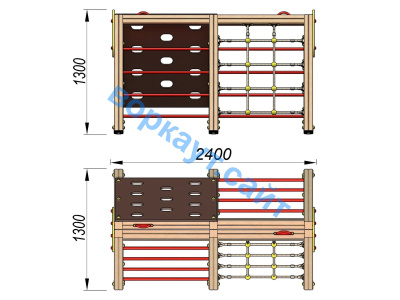 Детский спортивный комплекс ДСК 3203 в Калининграде