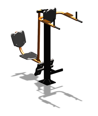 Уличный тренажер "Жим ногами Брусья Пресс" УТ329 в Калининграде