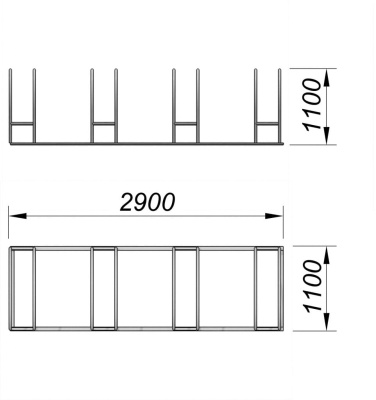 Велопарковка МАФ 6002 в Калининграде