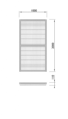 Калитка спортивной площадки МАФ 5105 в Калининграде