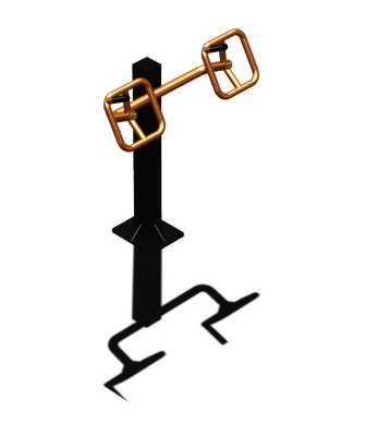 Уличный тренажер "Штурвал одинарный" УТ 122 в Калининграде