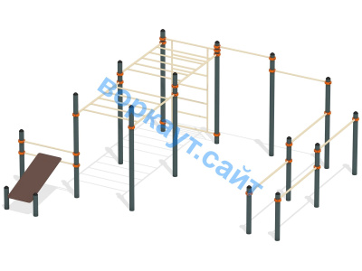 Спортивный комплекс воркаут ВС-50 в Калининграде