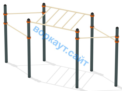 Турник разноуровневый с рукоходом ВС-26 в Калининграде