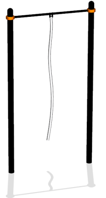 Турник с гимнастическим канатом ВС-34 в Калининграде