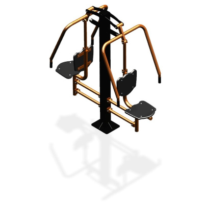 Уличный тренажер  "Жим от груди двойной" УТ204 в Калининграде