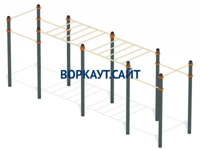 Воркаут рукоход с турниками ВС-23 в Калининграде
