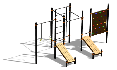 Спортивный комплекс воркаут ВС-125 в Калининграде Спортивный комплекс воркаут ВС-125 в Калининграде