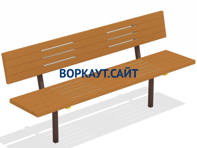 Диван уличный МАФ 1608 в Калининграде