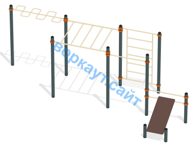 Спортивный комплекс воркаут ВС-45 в Калининграде