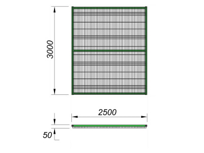 Ограждение спортивной площадки 2500х3000 МАФ 5103 в Калининграде