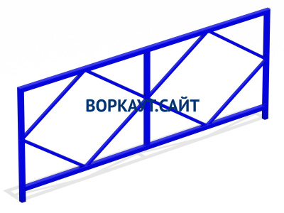 Ограждение площадки МАФ 5001 в Калининграде