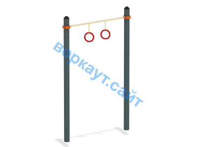 Турник с кольцами ВС-7 в Калининграде Турник с кольцами ВС-7 в Калининграде