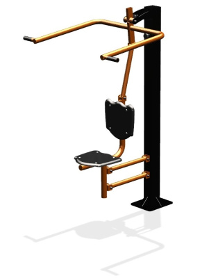 Уличный тренажер "Верхняя тяга одинарный" УТ 114 в Калининграде