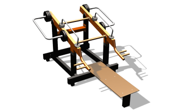 Силовой уличный тренажер  "Жим от груди"  УТ422 в Калининграде