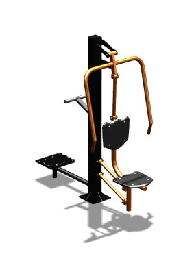 Уличный тренажер "Жим от груди Твистер" УТ328 в Калининграде