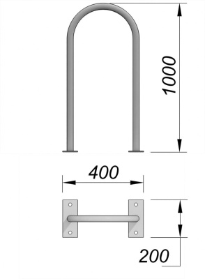 Велопарковка МАФ 6001 в Калининграде
