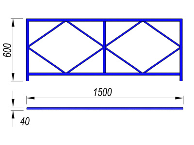 Ограждение площадки МАФ 5001 в Калининграде