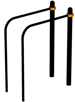 Воркаут брусья приставные ВС-39 в Калининграде