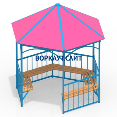 Беседка с лавками МАФ 4120 в Калининграде