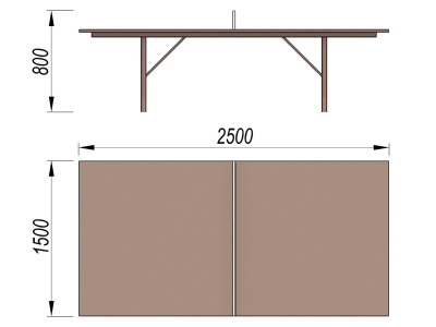 Теннисный стол МАФ 3517 в Калининграде