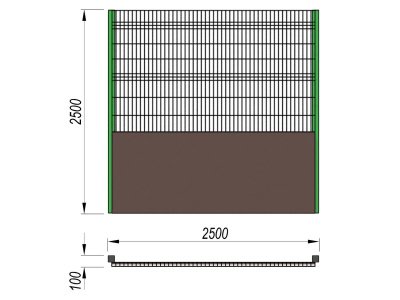 Ограждение хоккейной коробки МАФ 5202 в Калининграде