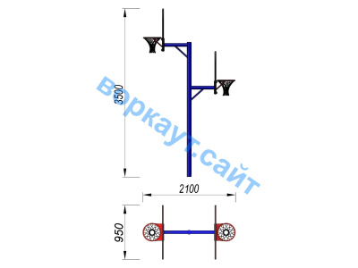 Баскетбольный щит двойной СИО 3511 в Калининграде