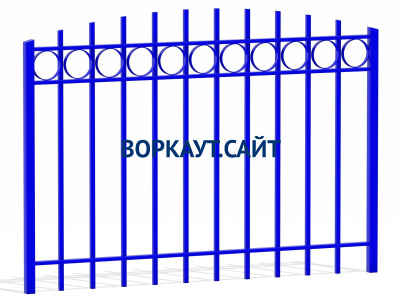 Ограждение спортивной площадки МАФ 5005 в Калининграде Ограждение спортивной площадки МАФ 5005 в Калининграде