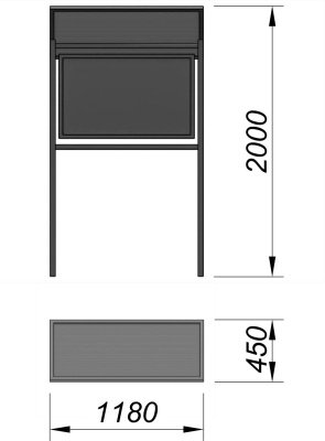 Информационный стенд МАФ 6006 в Калининграде