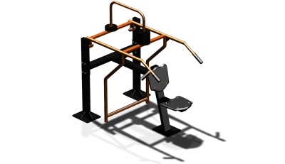 Силовой уличный тренажер  "Жим вверх сидя"  УТ403 в Калининграде