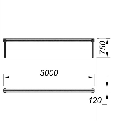 Бум бревно ДСК 3540 в Калининграде